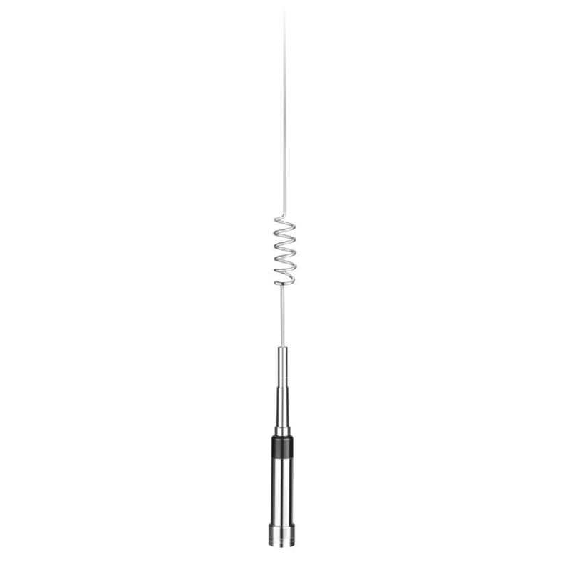 Antenna dual-band VHF UHF in rame e acciaio inossidabile KF-709